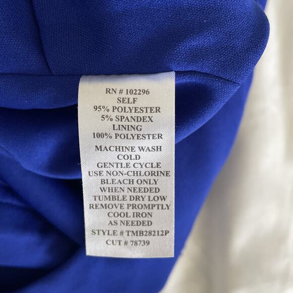 Connected Apparel NWT Blue JUMPSUIT Sz 14P - Picture 7 of 7